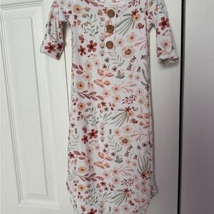 Caden Lane Floral Button Kids Dress